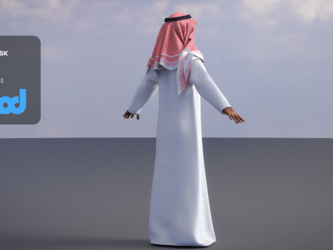 Middle East Man 3D 모델