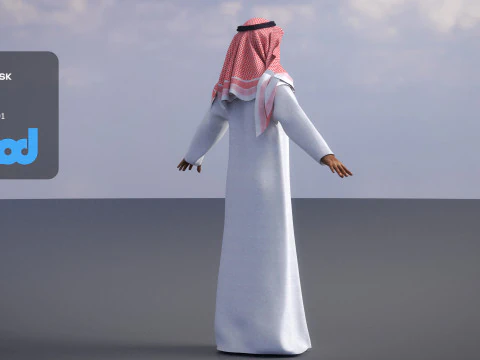 Middle East Man 3D Model