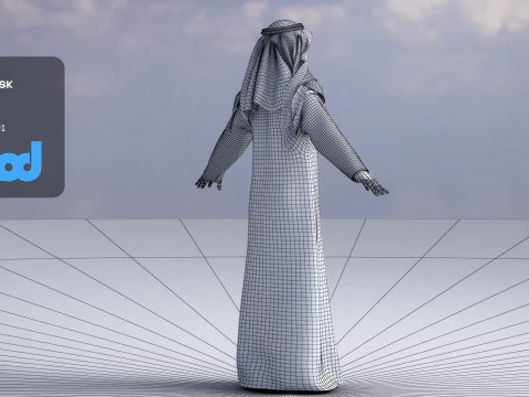 Middle East Man 3D Model
