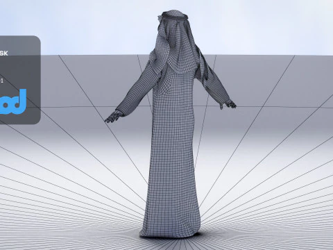 Middle East Man 3D Model
