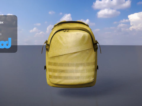 배낭 조작 3D 모델