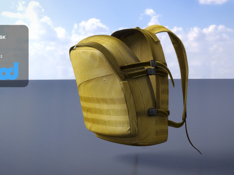 Backpack Rigged Modello 3D