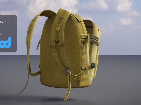Backpack Rigged Modello 3D