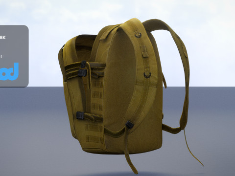 Backpack Rigged Modello 3D
