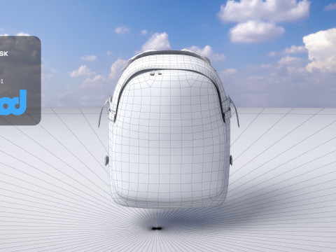 Backpack Rigged Modello 3D
