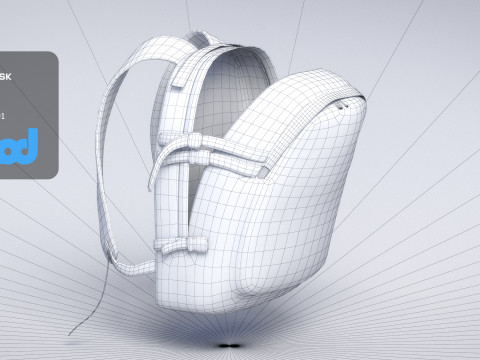 Backpack Rigged Modello 3D