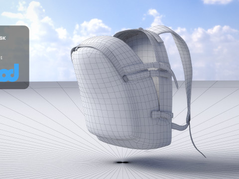 Backpack Rigged Modello 3D
