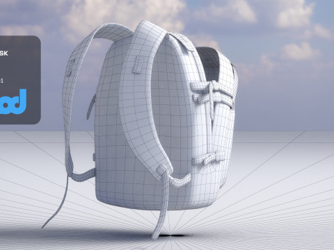 Backpack Rigged Modello 3D
