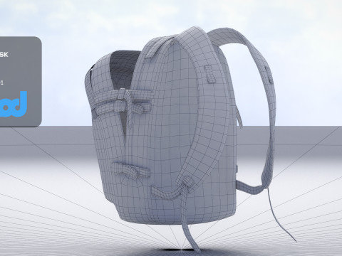 Backpack Rigged Modello 3D