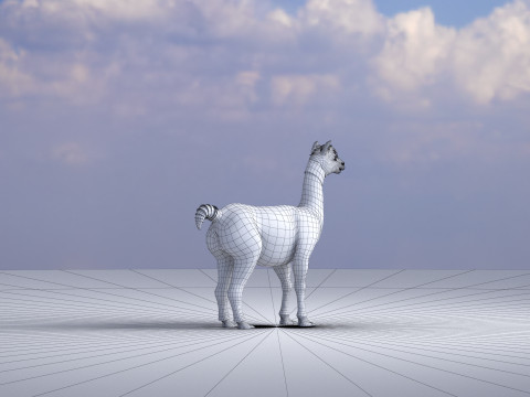 Alpaca 3Dモデル