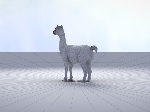Alpaca 3Dモデル