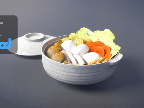 Nagasaki Hot Pot 3Dモデル