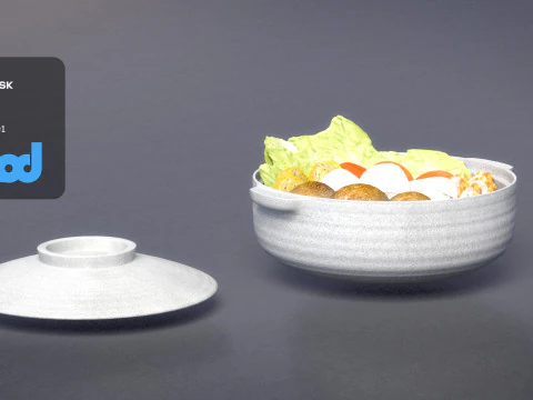Nagasaki Hot Pot 3D Model