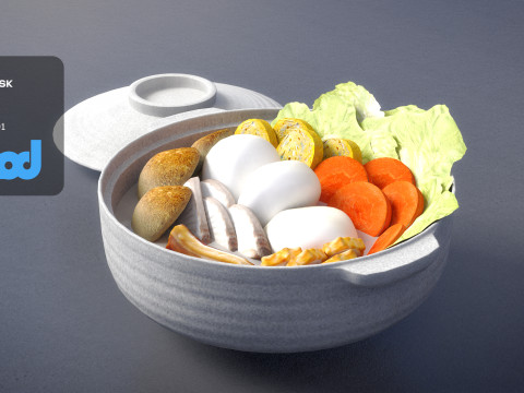 Nagasaki Hot Pot 3Dモデル