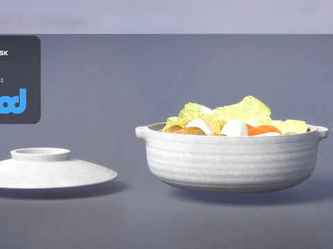 Nagasaki Hot Pot 3D Model