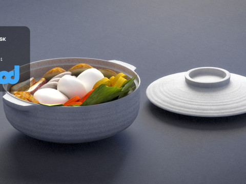 Nagasaki Hot Pot 3Dモデル