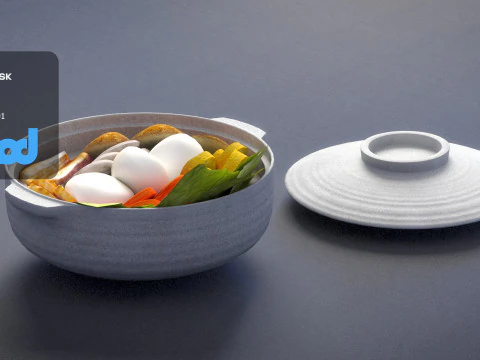 Nagasaki Hot Pot 3D Model