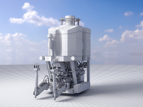 Robot Diver 3Dモデル