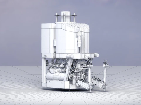 ロボットダイバー 3Dモデル