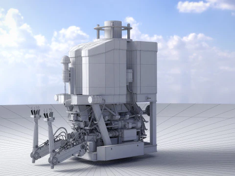 ロボットダイバー 3Dモデル