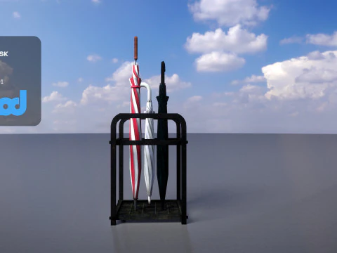Schirmständer 3D Modell