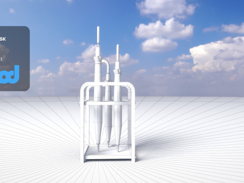 Umbrella Rack Model 3D
