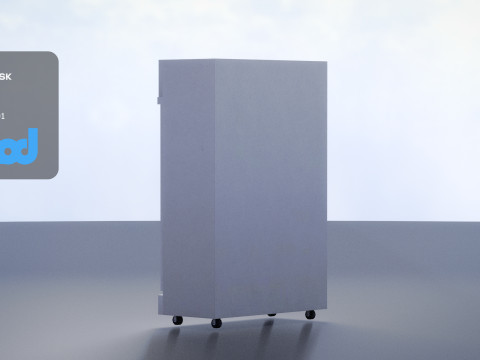 Refrigerated Display Freezer Modelo 3D
