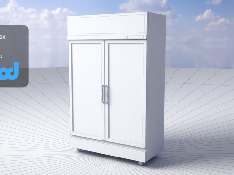 Refrigerated Display Freezer Modelo 3D
