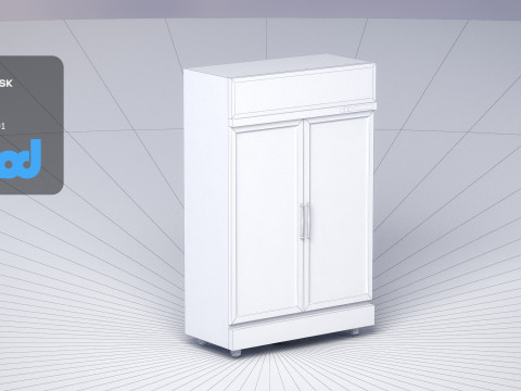Refrigerated Display Freezer Modelo 3D