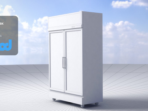 Refrigerated Display Freezer Modelo 3D