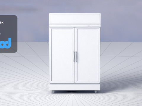 Refrigerated Display Freezer Modelo 3D
