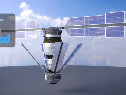 Satellitare Modello 3D