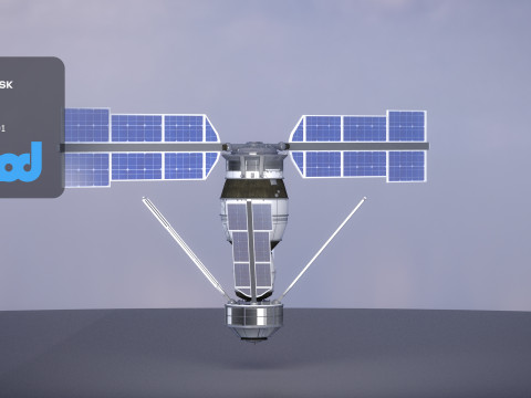 Satellite 3D Модель
