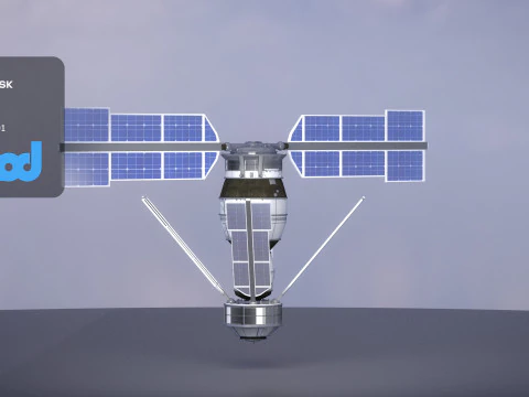 Satellite 3D Model