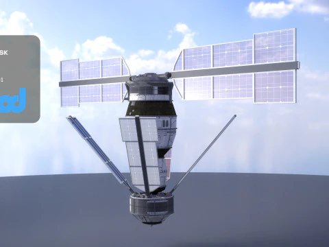 Satellite 3D Model