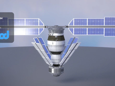Satellite 3D Model