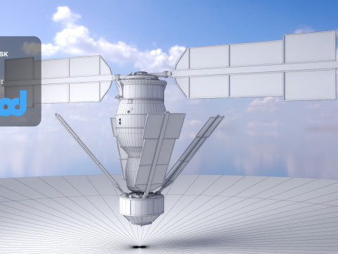 Satellite 3D Модель