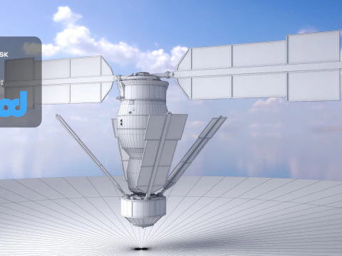 Satellite 3D Model