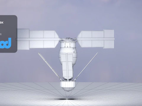 Satellite 3D Model