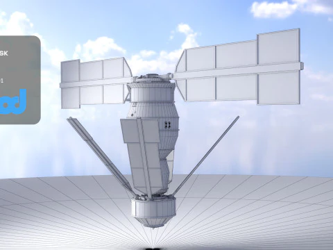 Satellite 3D Model