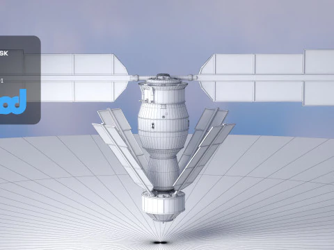 Satellite 3D Model