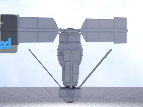 Satellite 3D Model