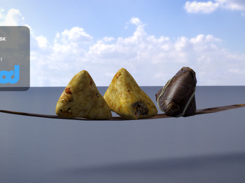 Rice Dumpling Modelo 3D