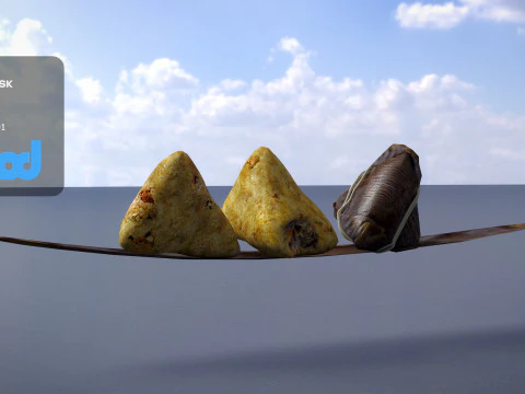 Rice Dumpling 3D Model