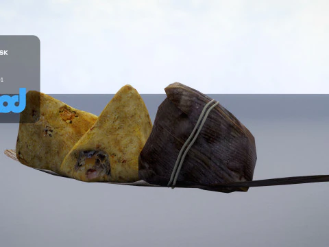 Rice Dumpling 3D Model