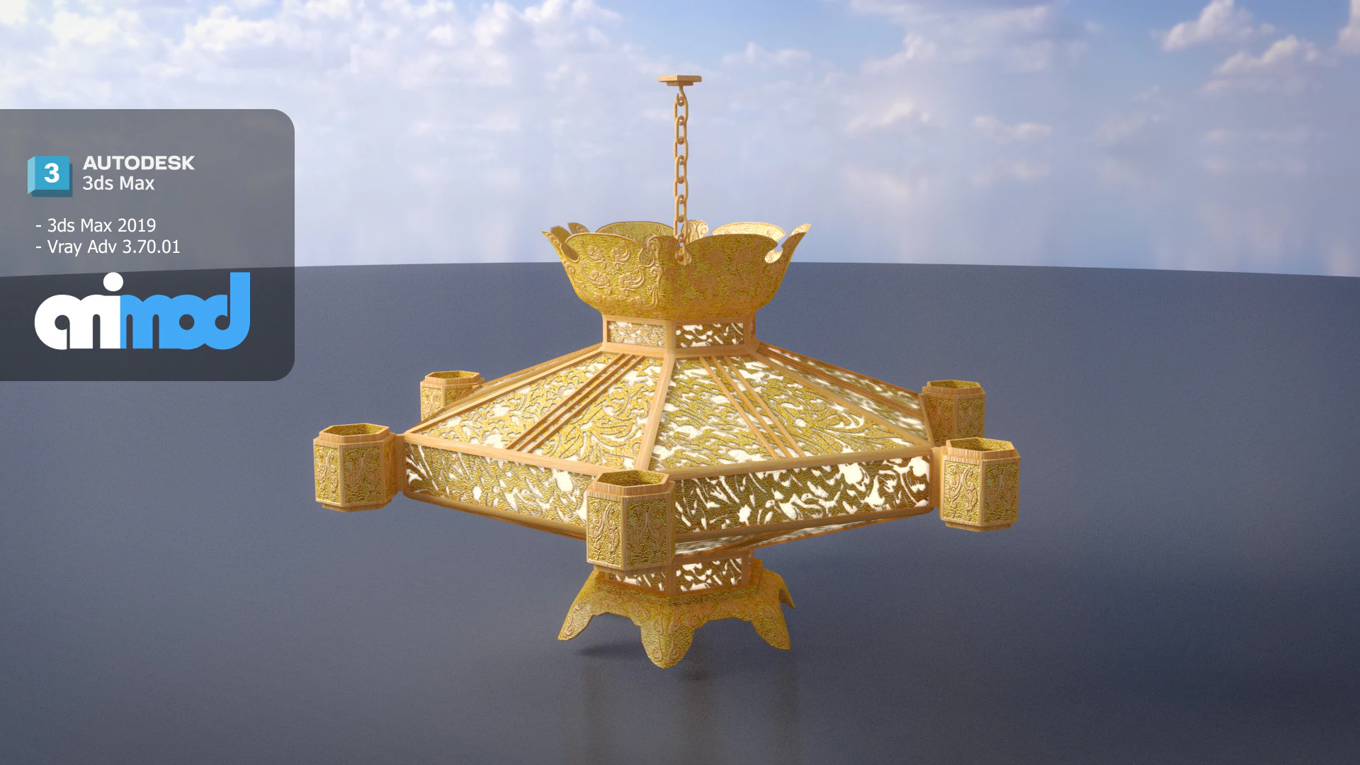 Lanterna 0002 Modelo 3D .c4d .max .obj .3ds .fbx .stl .blend 