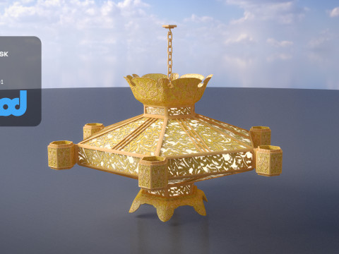Lantern 0002 3Dモデル