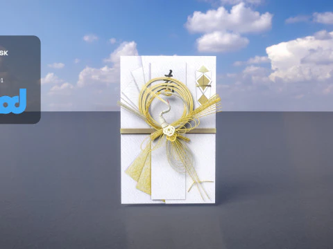 Japanse Mizuhiki 3D Model