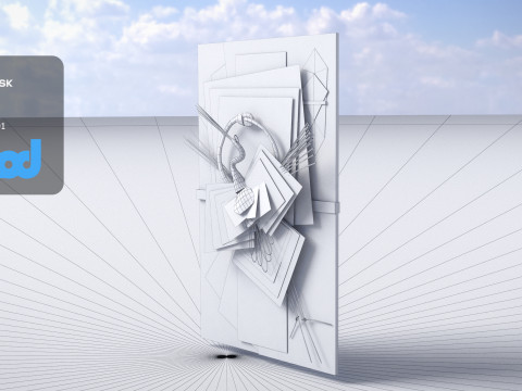Japanese Mizuhiki 3Dモデル