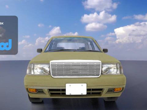 Vintage Car 3D Model